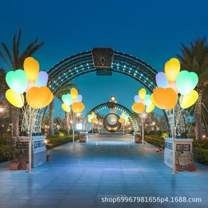 Ensemble <span class=keywords><strong>de</strong></span> lampes à motif <span class=keywords><strong>de</strong></span> cœur à énergie solaire à LED pour l'extérieur Éclairage interactif IP65 pour le paysage <span class=keywords><strong>de</strong></span> la cour du centre commercial commercial pour - Product Image 4