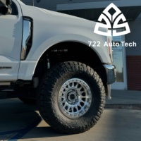 Jantes 4x4 722auto Machined Face Beadlock 6x139.7 17x8.5 -10 -28PCD 4*100 5*114 6*114.3 Jailbreak Redye pour Dodge Charger d'occasion