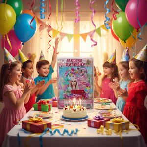 Set Decorativo per Feste SURTIDO ZB-102, Compleanno Bambini 5-7 Anni, Plastica Facile da Assemblare, Stampa Digitale 3 Colori - Product Image 2