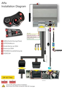 Carabc không dây Apple Carplay Android tự động cho <span class=keywords><strong>Alfa</strong></span> <span class=keywords><strong>Romeo</strong></span> Stelvio/giulia gương liên kết Airplay USB Đài phát thanh xe chơi navigations - Product Image 6