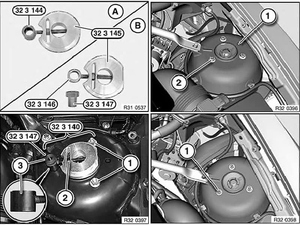 Kit de réglage de la camber des roues avant <span class=keywords><strong>BMW</strong></span>, outil d'alignement de suspension réglable pour la réglage du châssis et la <span class=keywords><strong>réparation</strong></span> automobile - Product Image 2