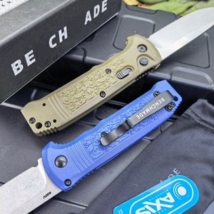 Coltello Pieghevole Stile <span class=keywords><strong>Benchmade</strong></span> 4400 con Lama in Acciaio S30V e Manico in Fibra di Nylon, Chiusura AXIS Lock, Strumento Tattico EDC per Esterni, Disponibile negli USA - Product Image 5