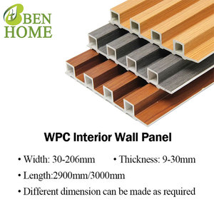 Panneaux muraux WPC décoratifs pour l'intérieur, revêtements pour la maison, salon, chambre, murs de fond de télévision - Product Image 4