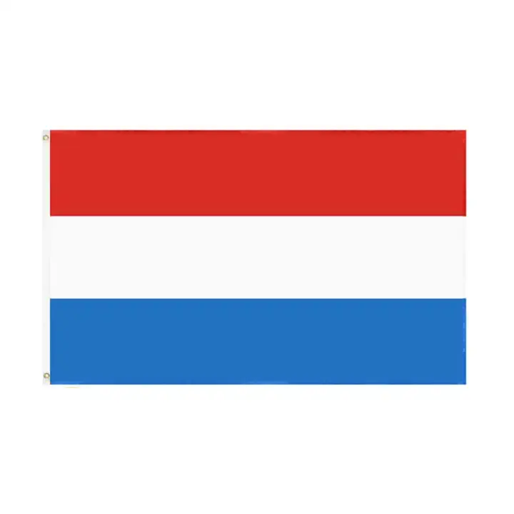 Hannuo Países Bajos Bandera de país Bandera nacional 100% Banderas de tela de poliéster para el Día Nacional o la demostración