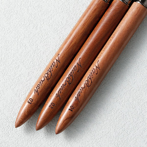 Ensemble de pinceaux à ongles en gel UV avec manche en bois, pinceaux plats, ovales, éventail, biseautés, pour dégradé, pétale et liner, avec couvercle décoratif - Product Image 2