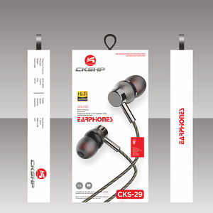 Écouteurs intra-auriculaires Oraimo Original <span class=keywords><strong>pour</strong></span> Huawei Am116 3,5 mm avec micro, bande d'oreille, écouteurs avec bouton de lecture, collier - Product Image 6