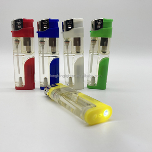 Tema LED Nhẹ Hơn Bán Buôn Điện Gas Thuốc Lá LED Nhẹ Hơn Refillable Windproof Akmak AK Nhẹ Hơn - Product Image 2