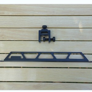 Multifunctional Aluminum Hanging Rack 40cm Wide Portable Camping Tableware Storage Rack With <b>Lamp</b> Holder For Outdoor Gear - Product Image 5