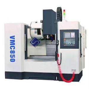 Centro <span class=keywords><strong>de</strong></span> Usinagem Vertical Automático VMC850 da China Fanuc, Totalmente Protegido, Máquina <span class=keywords><strong>de</strong></span> Fresagem CNC <span class=keywords><strong>de</strong></span> 3 Eixos BT40 com Um Eixo - Product Image 1