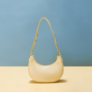 Bolso de Hombro de Cuero Suave de Diseño Francés, Tamaño Pequeño, Promocional, para Chicas, Estilo Dumpling Moon, Bolso de Mujer Tanjing - Product Image 5