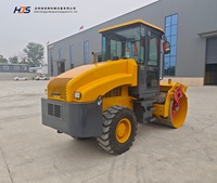 Rouleau compresseur hydraulique à tambour unique 5T, nouveau compacteur de sol pour projets de construction, fabricant sur mesure