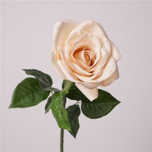 Rose artificielle réaliste au toucher naturel, rose poudrée, <span class=keywords><strong>fleur</strong></span> artificielle réaliste, arrangements floraux de mariage, décoration en gros, <span class=keywords><strong>bouquet</strong></span> - Product Image 6