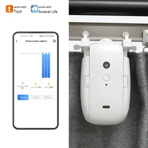 Smart Home Improvement Alexa Google Voice Control Tuya Smart Gordijn Robot Wifi Elektrisch Leren Afstandsbediening Gordijnen