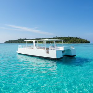 Yate de Vela de Aluminio de 12 <span class=keywords><strong>Metros</strong></span> con Certificación CE, Barco de Pasajeros con Capacidad de Pesca para Recorridos Turísticos Costeros y Lacustres - Product Image 1