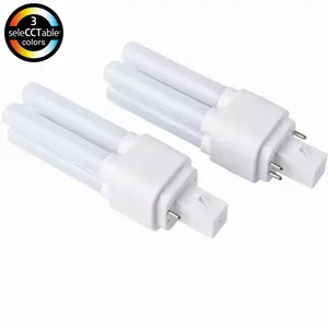 Lâmpada led de 360 graus, lâmpada de substituição cfl ul listada g24q gx24 g23 e26 e27