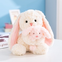 Peluche créative parent-enfant de 30 cm, peluche de dessin animé, poupée en peluche amusante, compagnon en peluche, poupée de jeu d'anime, cadeau pour enfants