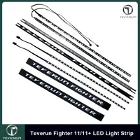 Feux de scooter Teverun Original Fighter, LED pour le pont, les côtés et l'arrière, bande lumineuse avec cache, bande lumineuse LED pour la tige avant