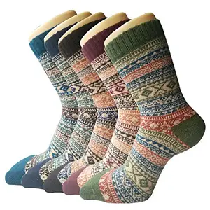 Calcetines cálidos de lana para hombre, calcetín grueso, suave, para invierno