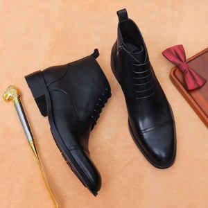 Chaussures Homme Rétro Décontractées en Cuir Véritable Sculpté Style Brique, Respirantes et Légères, en Cuir de Vachette Commercial, Vente en Gros - Product Image 4