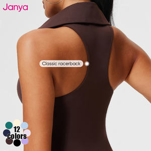 Janya kolsuz spor Fitness üst ve hızlı kuru tenis etek 2 adet Set anti-pozlama renk engelleme Golf tenis aşınma kadınlar için setleri - Product Image 4