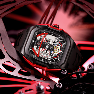 Orologio da Uomo Super Lusso con Motore V12, Movimento al Quarzo, Impermeabile, Stile <span class=keywords><strong>Aston</strong></span> Martin Vantage - Product Image 2