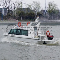 Desain Cina baru 31.2ft/9.5m perahu serat kaca dengan kapal patroli kabin perahu memancing untuk dijual