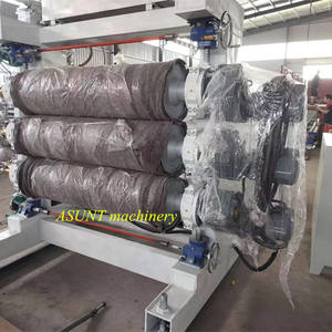 Fábrica PE ligeramente espuma gorra de béisbol de plástico visera costura sombrero hoja borde doblado extrusora de plástico que hace la línea de la máquina - Product Image 6