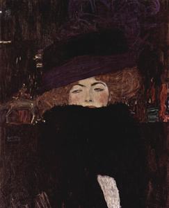 Dipinto su Tela Vintage Europeo con Ritratto di Signora di <span class=keywords><strong>Klimt</strong></span>, Arte Murale Classica per Soggiorno, Ingresso, Studio, Decorazione Casa - Product Image 4