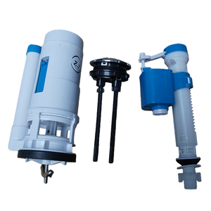 Accessoires de réservoir de toilettes au design moderne : Robinet de remplissage et robinet de chasse d'eau pour toilettes - Product Image 1