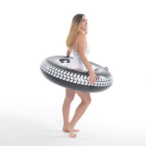 Opblaasbare Band Zwemring Met Handgrepen Opblazen Water Zwemcirkel Voor Volwassenen - Product Image 3