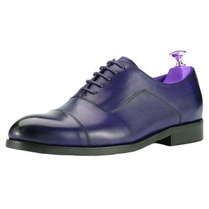Chaussures plates en cuir noires pour hommes, style britannique décontracté, pour affaires, mariage et soirée - Product Image 6