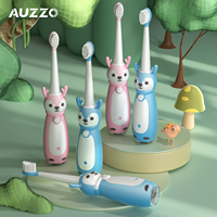 Nouvelle arrivée, brosse à dents électrique pour enfants, étanche, dessin animé, automatique, rechargeable par USB, silicone, sonique, brosse à dents pour enfants