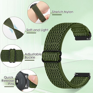 Correas de <span class=keywords><strong>reloj</strong></span> de 20mm para <span class=keywords><strong>Garmin</strong></span> Vivoactive 6/Vivoactive 5/<span class=keywords><strong>Garmin</strong></span> <span class=keywords><strong>Venu</strong></span>/<span class=keywords><strong>Venu</strong></span> <span class=keywords><strong>Sq</strong></span> 2/Forerunner 55/165/645/245 <span class=keywords><strong>correa</strong></span> de <span class=keywords><strong>reloj</strong></span> de música - Product Image 3