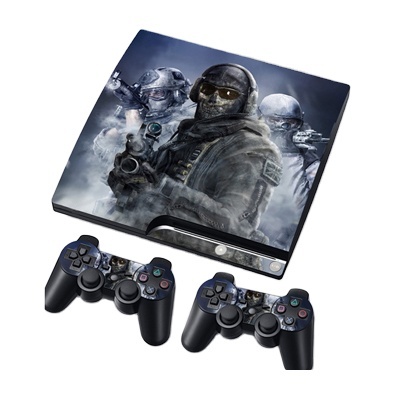 Hot Selling PVC Frosted Texture Waterproof Sweatproof Scratch-resistant Skin Sticker for ps3 Slim Game Console