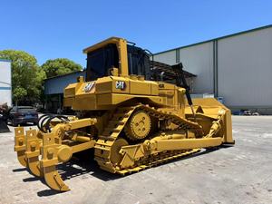 Bulldozer sur chenilles Caterpillar D6R d'occasion, moteur de pompe hydraulique, puissance 112000W, ripper, construction routière, nivellement des terres, exploitation minière, 19000KG - Product Image 5