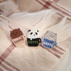 IRon <b>On</b>/<b>Sew</b> <b>on</b> Kawaii Embroidered Cartoon Baby Feeder Gift Box Clothing Bear <b>Patch</b> for Kids Clothes Hat Bag Decoration - Product Image 4
