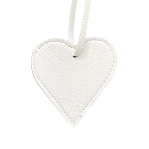 European and American style PU leather keychain, heart-shaped charm, multi-functional <b>bookmark</b>, gift pendant, bag key charm - Product Image 3
