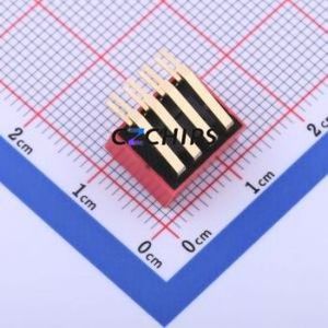 KH-BM2.54-4P-W DIP Switch Through hole Component (THT) Switch Flat Toggle, Raised Type 4 PC Pin 2.54mm - Product Image 2