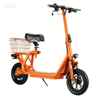 Trottinette électrique pliable légère, sans balais, numérique, 12 Ah, étanche, avec siège ergonomique pour hommes, femmes et étudiants