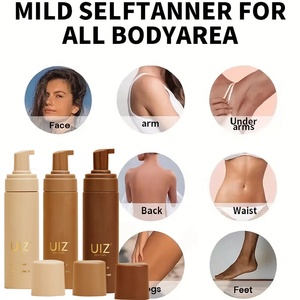 Fabricante Body Instant Tan Dark Self Tanner Mousse Aceite de coco orgánico Self Sunless Bronzing Sun Broncing Foam - Product Image 4