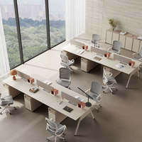 Nuevas Mamparas Modulares para Oficina, Mesa de Oficina para Computadora, Estación de Trabajo, Escritorio de Oficina para 2, 4, 6, 8 Personas, Cubículo de Oficina