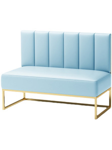 Cabina de sofá de madera fresca Simple moderna para café y restaurantes occidentales Diseño de <span class=keywords><strong>tienda</strong></span> de té de <span class=keywords><strong>la</strong></span> leche y reuniones de ocio de moda - Product Image 5