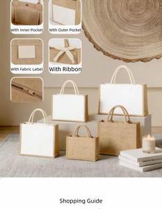 Borsa Shopper Minimalista in Lino con Logo Personalizzato, Ecologica, Dipinta a Mano, Senza Chiusura, per Regali - Product Image 6