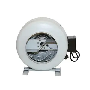 CDR metal housing circular duct fan 100mm 125mm 150mm 200mm 250mm centrifugal in line fan
