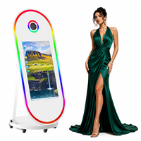 Cabina de Fotos con Espejo Táctil LCD de 60 y 32 Pulgadas para Bodas, Cámara para Selfies con Cristal para Fotomatones, Venta al Por Mayor