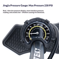 Pompe à vélo en fer personnalisée, pour vélo électrique, vélo de route, voiture, haute pression 230 PSI, manomètre portable, gonfleur à pédale