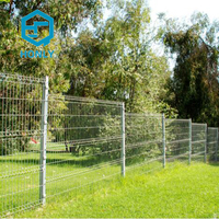 Clôture de sécurité en acier à faible teneur en carbone, personnalisée, écologique, à faible CO2, avec revêtement PVC, galvanisée, soudée en 3D, anti-rongeurs