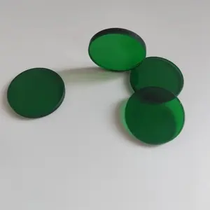 중국 컬러 유리 Bandpass 필터 녹색 유리 광학 필터 DTB530