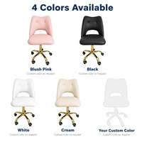 Fauteuil de Salon de Manucure Pivotant et Réglable en Hauteur, Siège en Cuir Luxe Léger pour Studio de Beauté – Vente Directe en Gros