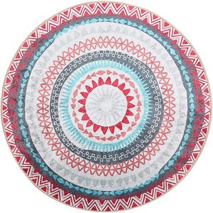 DONGWO Rose Géométrique Gris <span class=keywords><strong>Tapis</strong></span> <span class=keywords><strong>Rond</strong></span> Boho Mandala <span class=keywords><strong>Tapis</strong></span> pour Salon Chambre <span class=keywords><strong>Salle</strong></span> <span class=keywords><strong>De</strong></span> <span class=keywords><strong>Bain</strong></span> <span class=keywords><strong>Tapis</strong></span> <span class=keywords><strong>de</strong></span> Sol <span class=keywords><strong>Tapis</strong></span> Lavable - Product Image 2